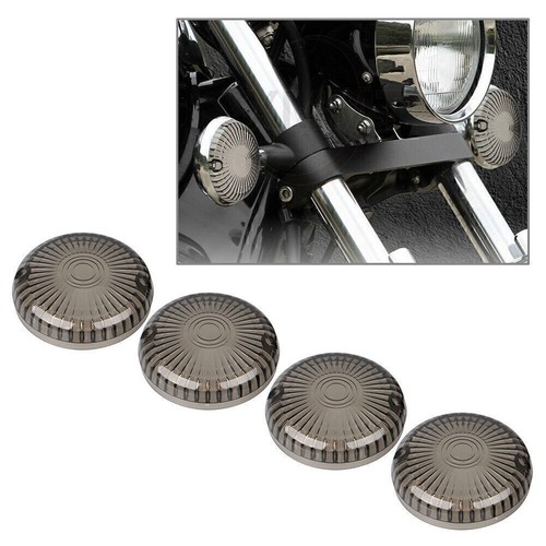 Smoke turn signal lens - 4x,