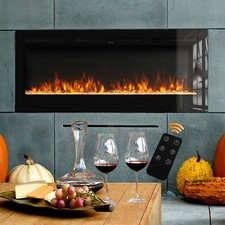 Electric Fireplace Media Wall