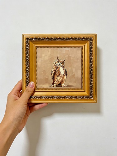 Eagle owl muted - owl,