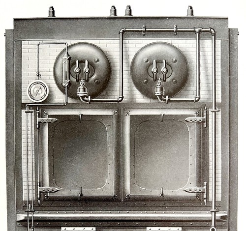 Longitudinal drum boiler 1923 - longitudinal,