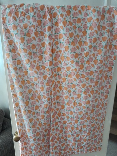 Vintage floral curtains - vintage,
