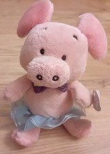 Wibbly Pig  With Bow Tie And Ballerina Skirt 15cm Rare Mick Inkpen Soft Toy