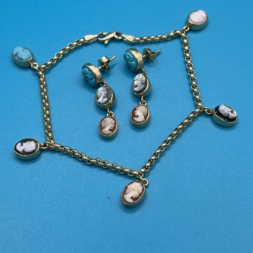 750 18k gold cameo - 18k,