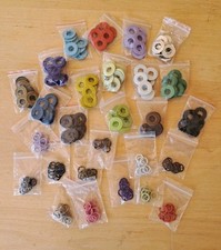 Metal Eyelets/Grommets  For Papercrafting. Craft Projects. 2 Sizes Job Lot