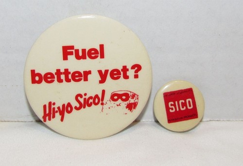 Sico gasoline pinback - 2,