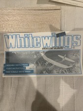 White Wings Balsa and Card Aeroplane Assembly Kit. Opened Never Used No Box