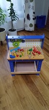 Wooden Tool Workbench for Kids