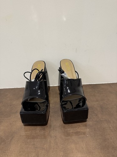 Ego black patent platform - ego,