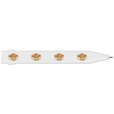 'Baby Highland Cow Eating Flower' Flat Magnetic Pen (MP00028907)