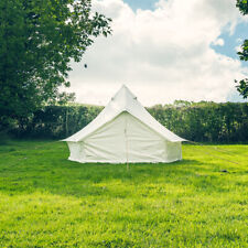 3M Bell Tent | 100% 350 GSM Luxury white Cotton Canvas