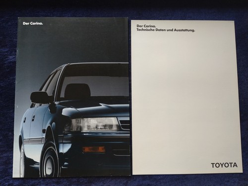 Toyota carina brochure - toyota, 6.1989