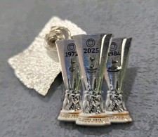 Tottenham Hotspur Triple UEFA Winners  3D Printed Pin Badge.