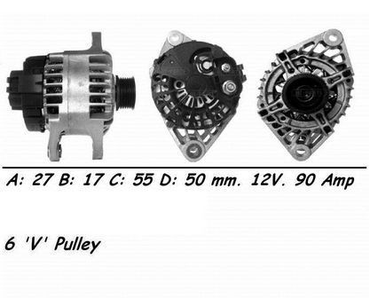 Wai alternator 90amp - alternator,