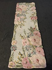 Mackenzie Childs Wool Rug  5 Ft X 8 Foot Flower Harden Desine