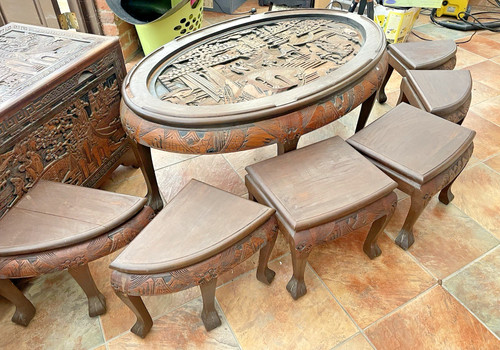 Chinese heavily carved - chinese,