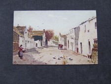 OLD POSTCARD WITH ARTIST'S IMPRESSION OF THE VILLAGE, BARE A. L. PRICE LANCASTER