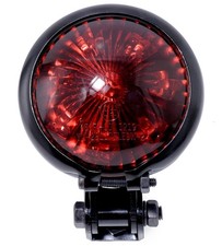 Tail Light Black LED Bates