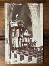 Postcard  Rotherham parish church pulpit