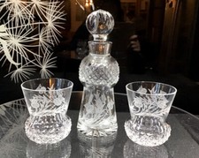 2 x Edinburgh Crystal