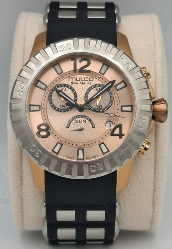 Mulco blue marine - blue, gold