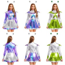 Women Alien Astronaut Robot