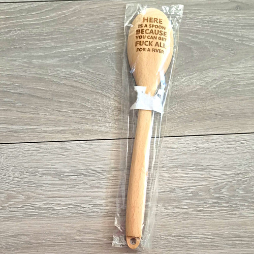 Engraved wooden novelty text - engraved,