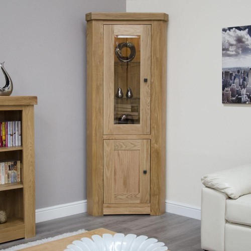 Solid oak corner - solid, display
