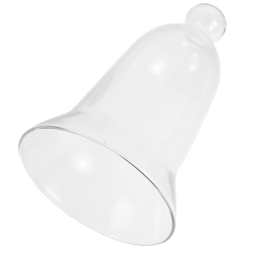 Glass cloche dome - dome:, 6.7x4.2in