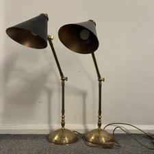 Black and Brass Table Lamps