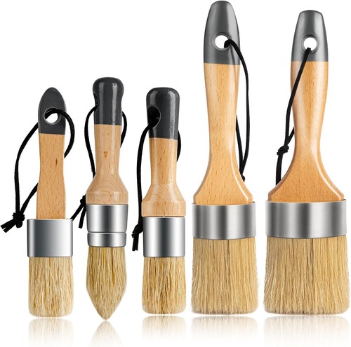 Pack chalk paint brushes - 5,