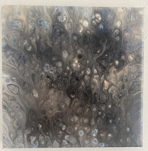 Abstract acrylic fluid pour - acrylic,