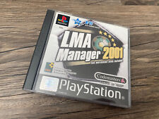 LMA Manager 2001 - Sony Playstation PS1 Football Management Game *NEAR MINT*