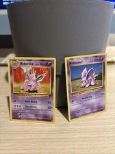 Nidoran / Nidorino 43 44/108 Evolutions Pokémon Card Bundle NM