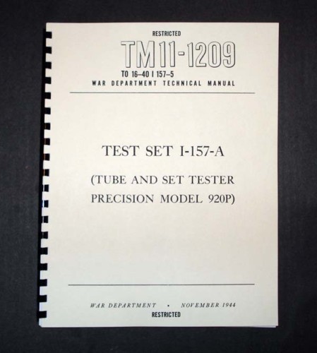 Tube and set tester - and,