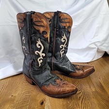 Genuine Leather Lucchese 1883 Mens Cowboy Boots. Mid Calf. US 10.5 D UK 9.5 