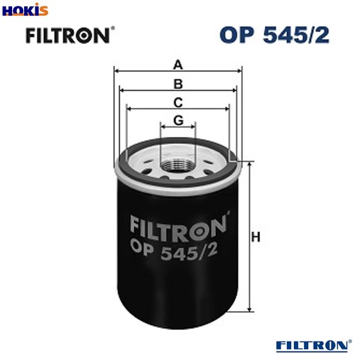 Oil filter 545 for - op, 545/2