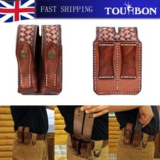 TOURBON Leather Mag Pouch