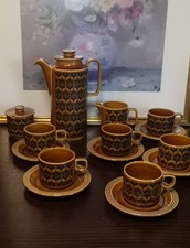 Hornsea Heirloom Coffee Set 1977 Made In England Mid Century Modern