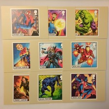 Marvel Royal Mail post cards (2019)