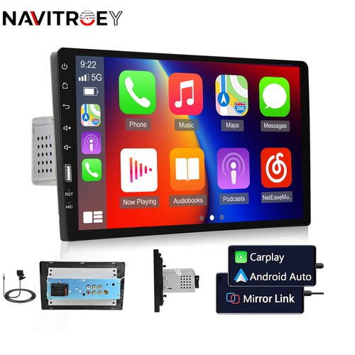 Single din rotatable - din, car