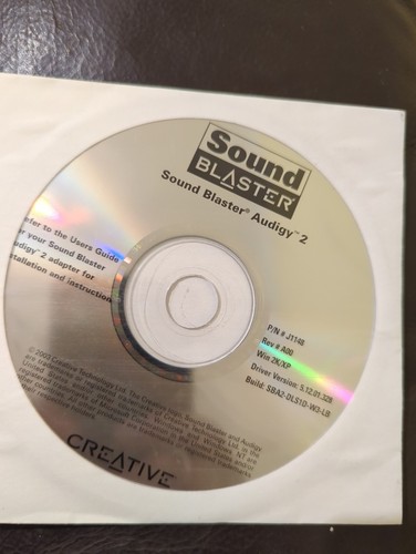 Sound blaster audiology cd - sound,