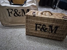 Fortnum & Mason Wicker Hamper / Picnic Basket