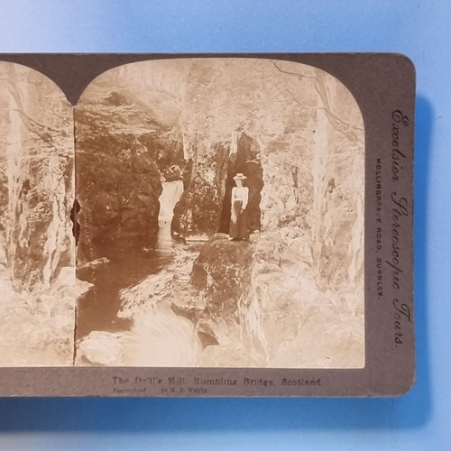 Stereoview card real photo - 3d,