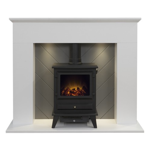 Adam corinth stove fireplace - adam,