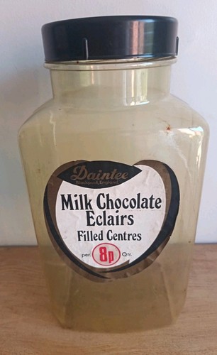 Vintage plastic sweet jar - vintage,