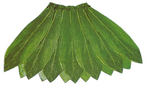 Hawaiian leaf hula skirt - ti,
