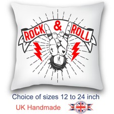 Music Art Rock N Roll Music Cushion Rock N Roll Music Art Design Cushion Pillow 