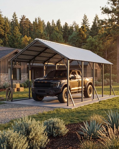 13x26 metal carport - 13x26, ft