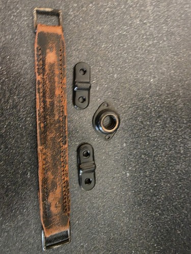 Gramophone leather handle and - leather,