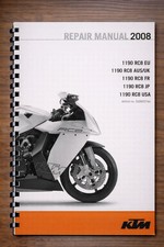 KTM 2008 1190 RC8 Repair